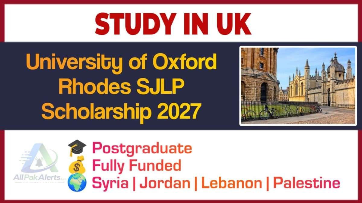 Rhodes SJLP Scholarship