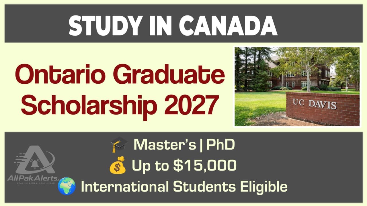Ontario Graduate Scholarship