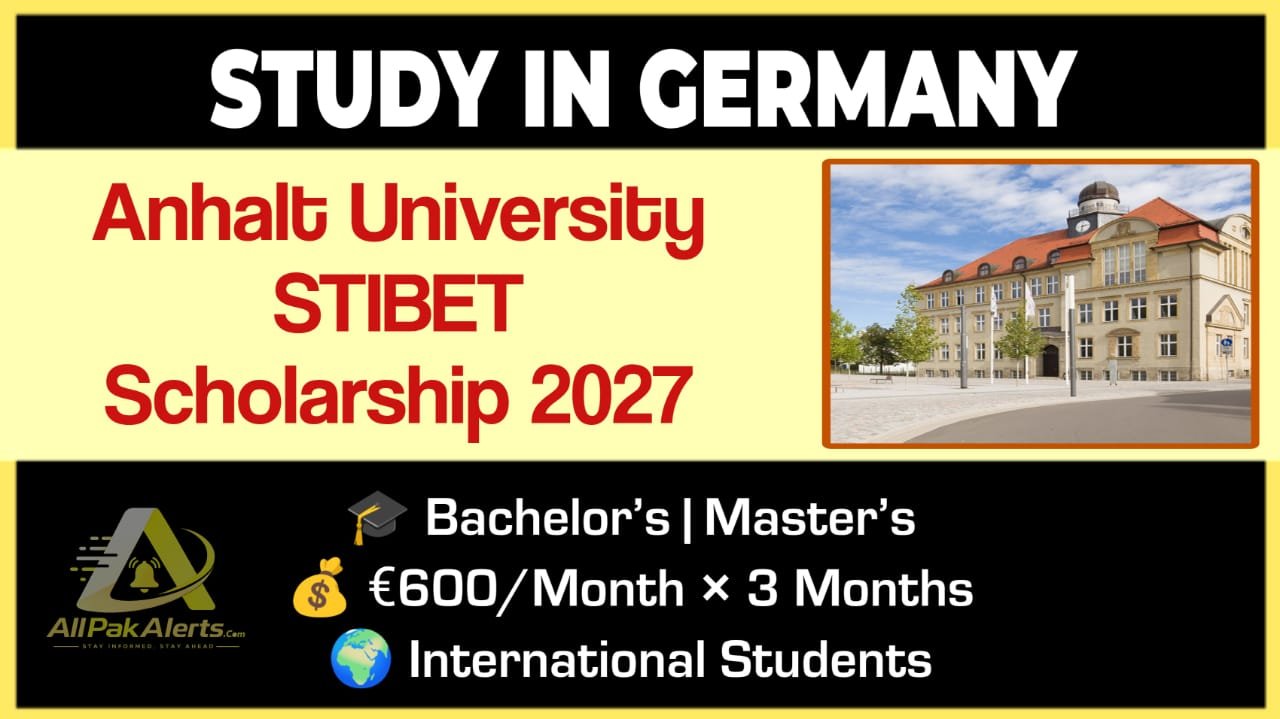 Anhalt University STIBET Scholarship