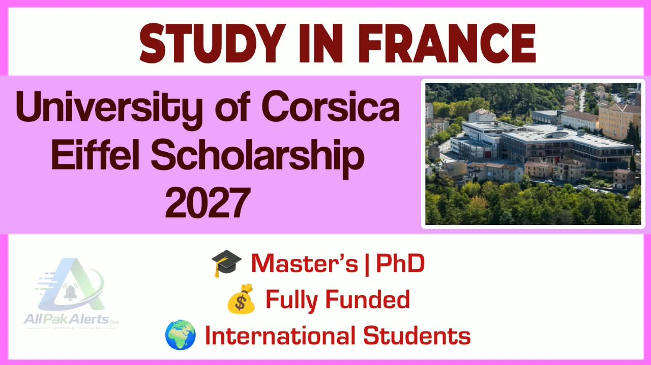 University of Corsica Eiffel Scholarship